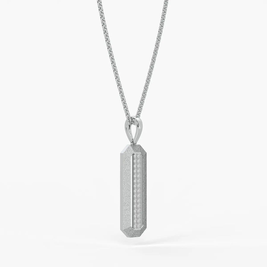 Octagon Bar Drop Pendant