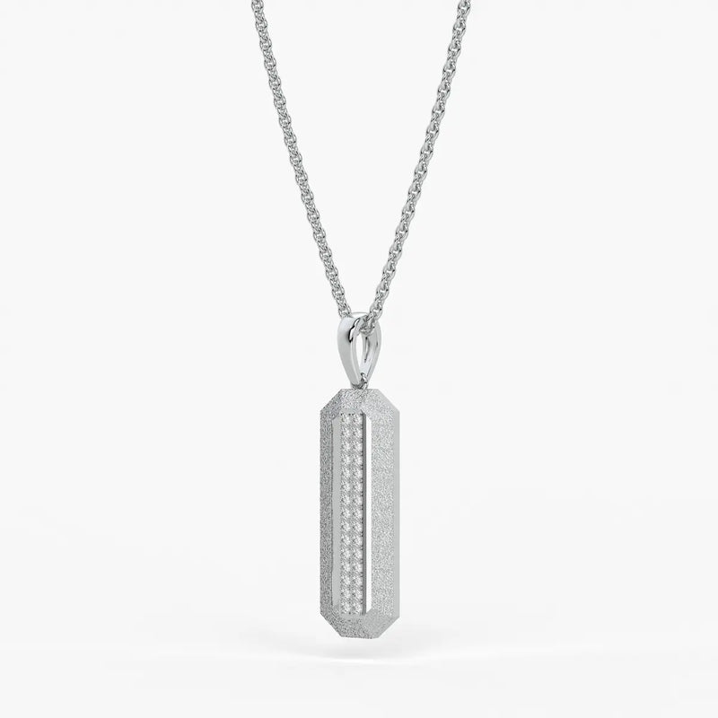 Octagon Bar Drop Pendant