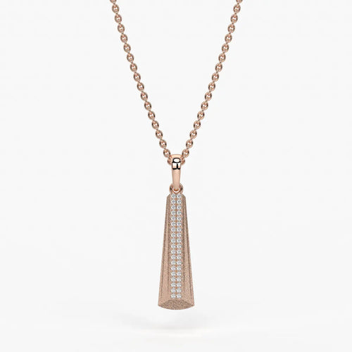 Tapered Prism Drop Pendant