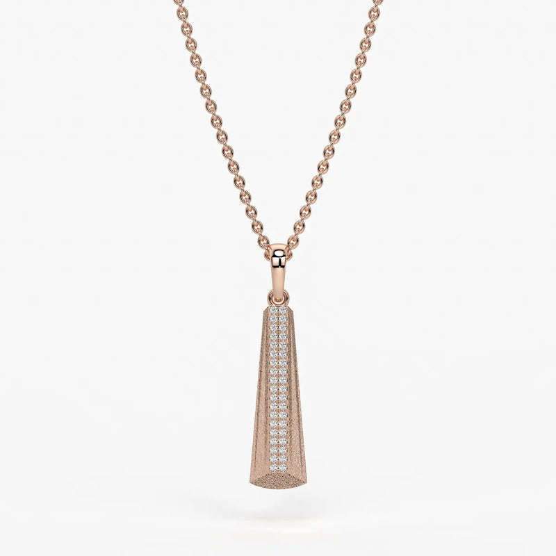 Tapered Prism Drop Pendant