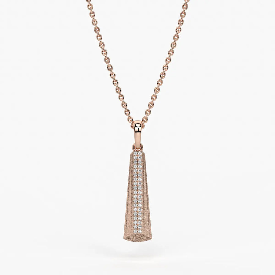 Tapered Prism Drop Pendant