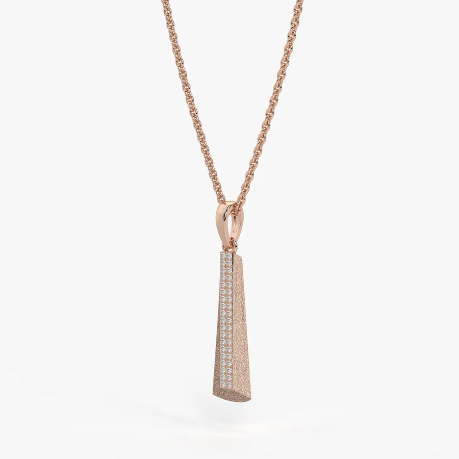 Tapered Prism Drop Pendant
