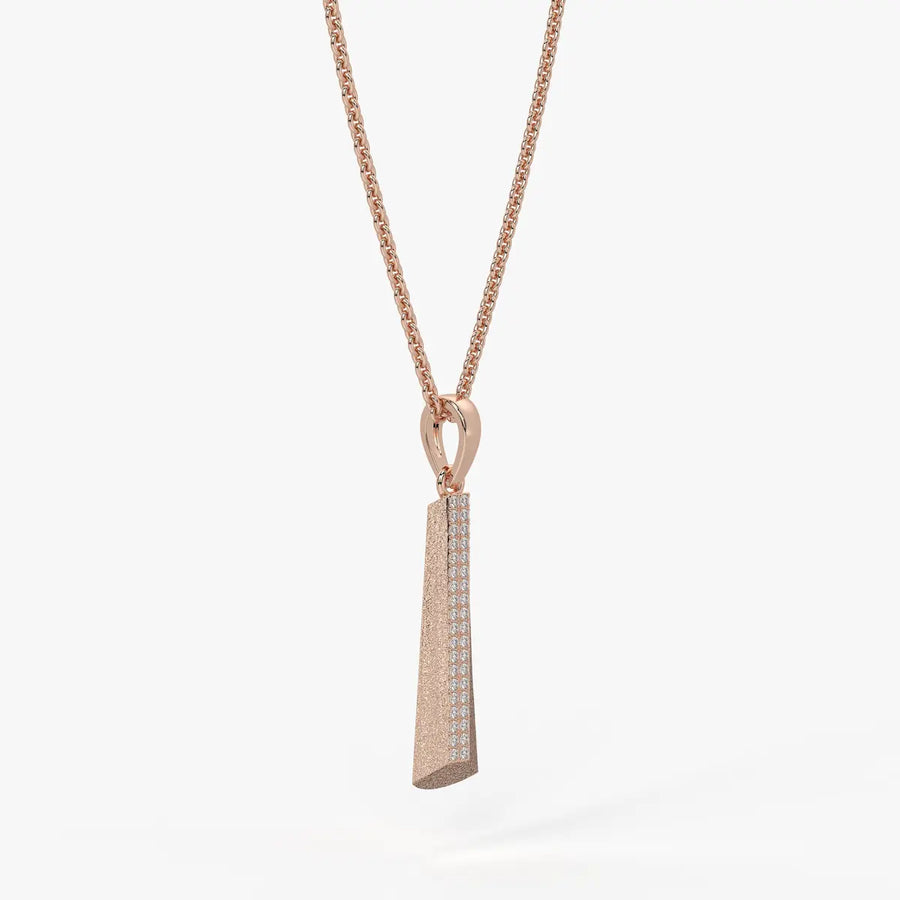 Tapered Prism Drop Pendant