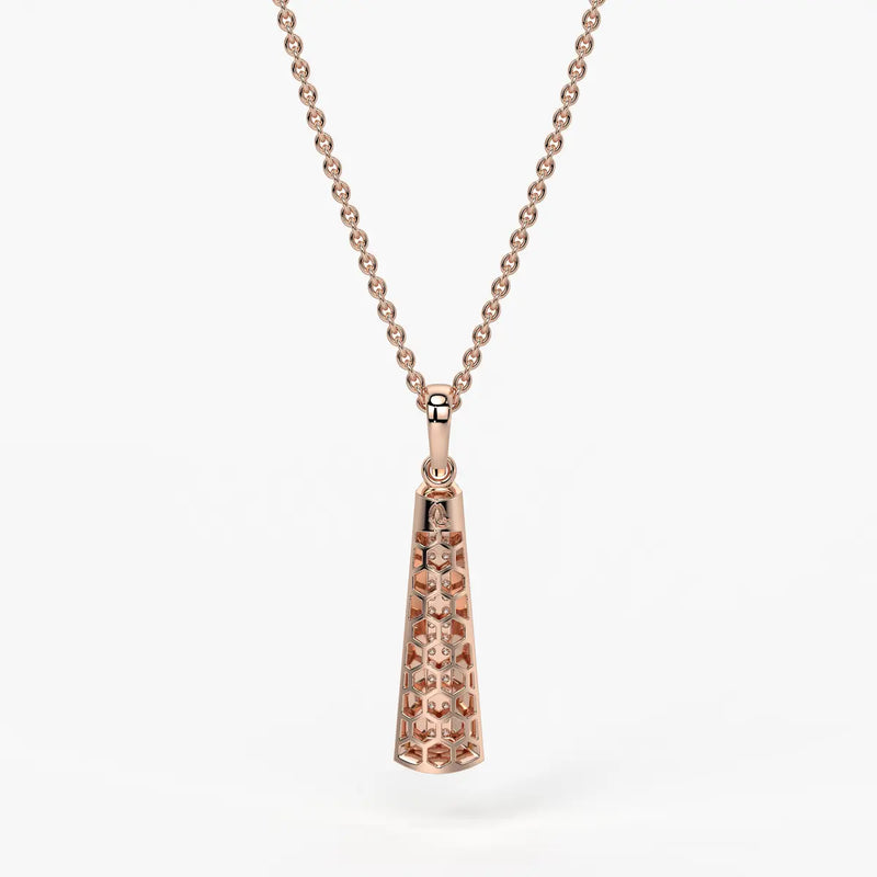 Tapered Prism Drop Pendant