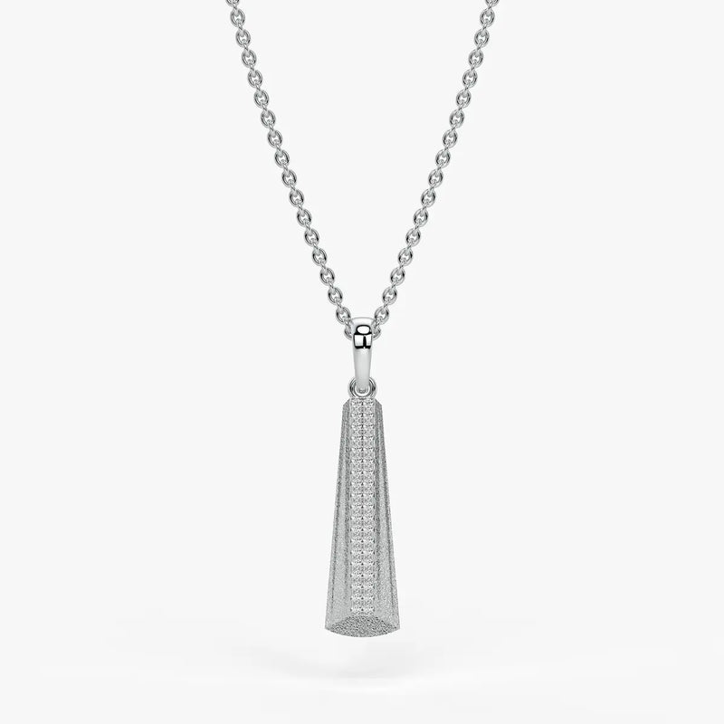 Tapered Prism Drop Pendant