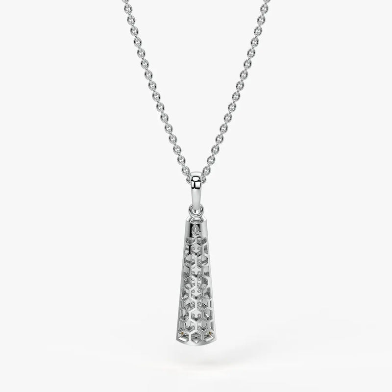 Tapered Prism Drop Pendant