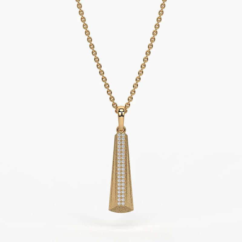 Tapered Prism Drop Pendant