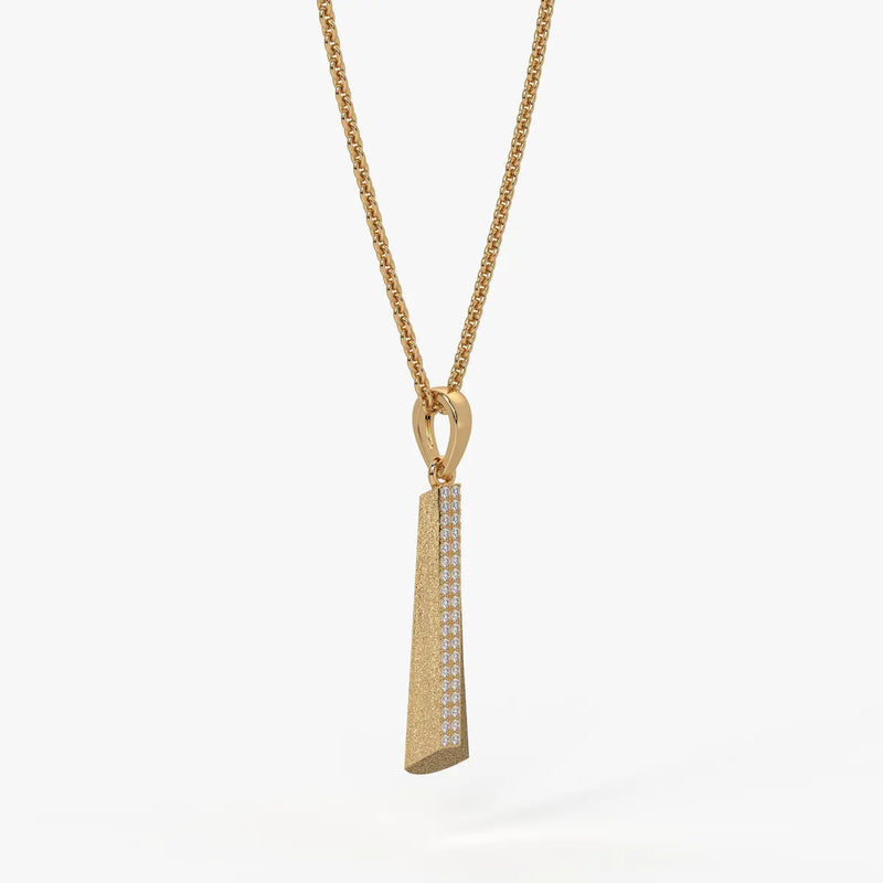 Tapered Prism Drop Pendant