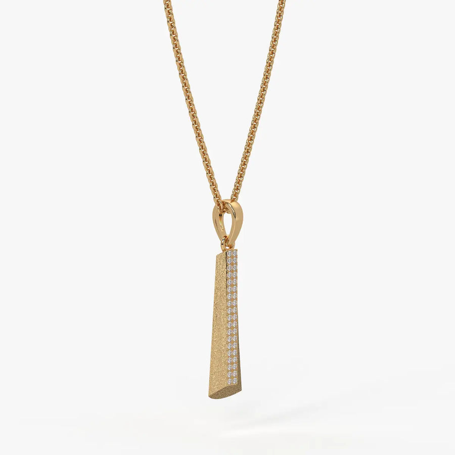 Tapered Prism Drop Pendant