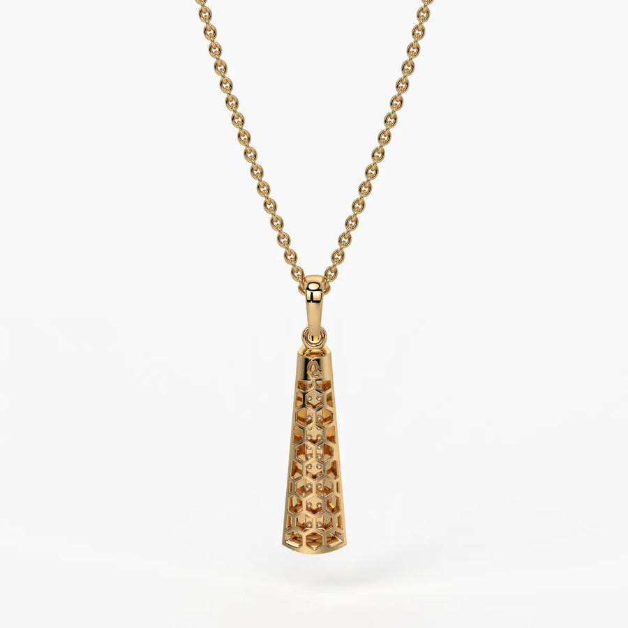 Tapered Prism Drop Pendant