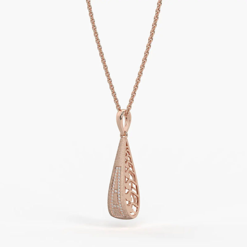 Modern Teardrop Pendant