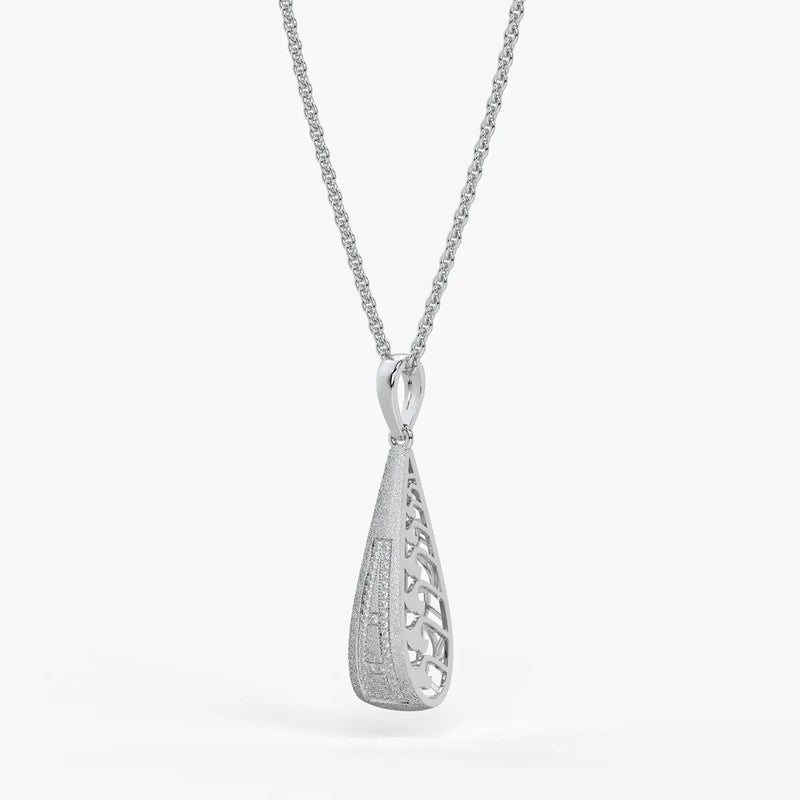 Modern Teardrop Pendant