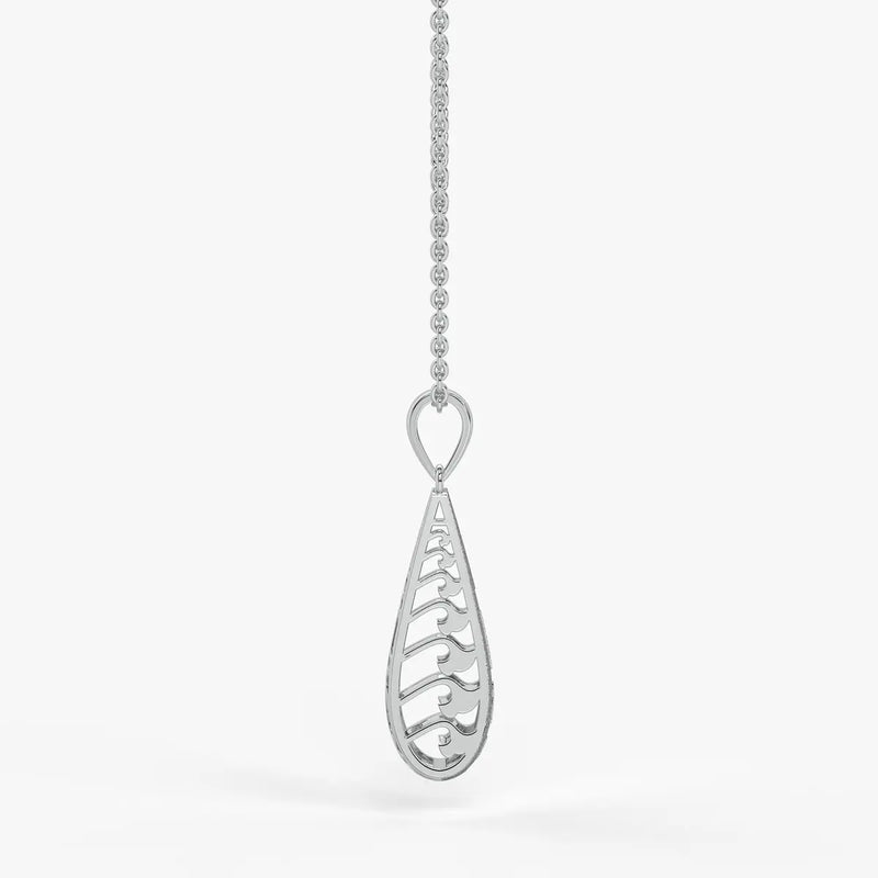 Modern Teardrop Pendant