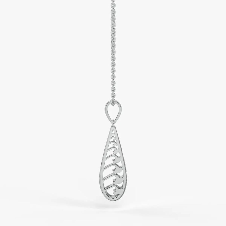 Modern Teardrop Pendant