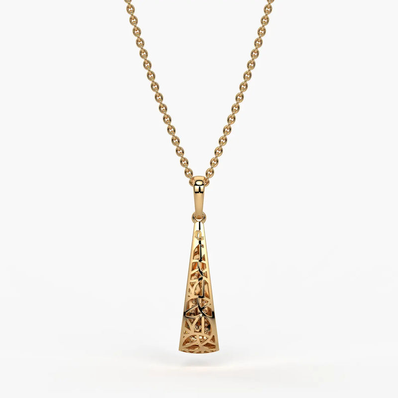 Modern Teardrop Pendant