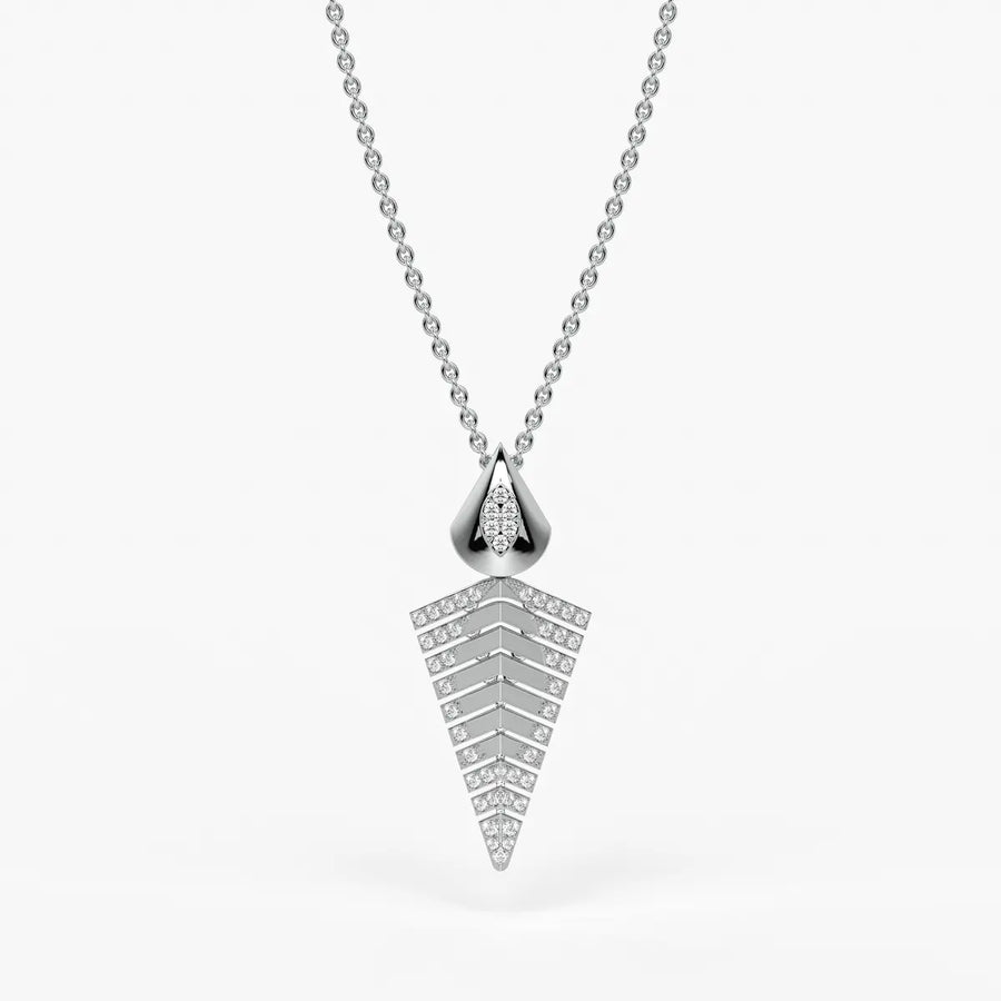 Chevron Tapered Pendant