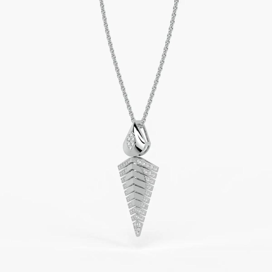 Chevron Tapered Pendant