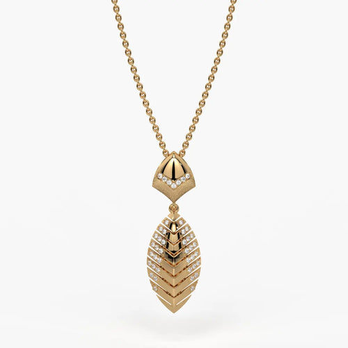 Plumera Chevron Diamond Pendant