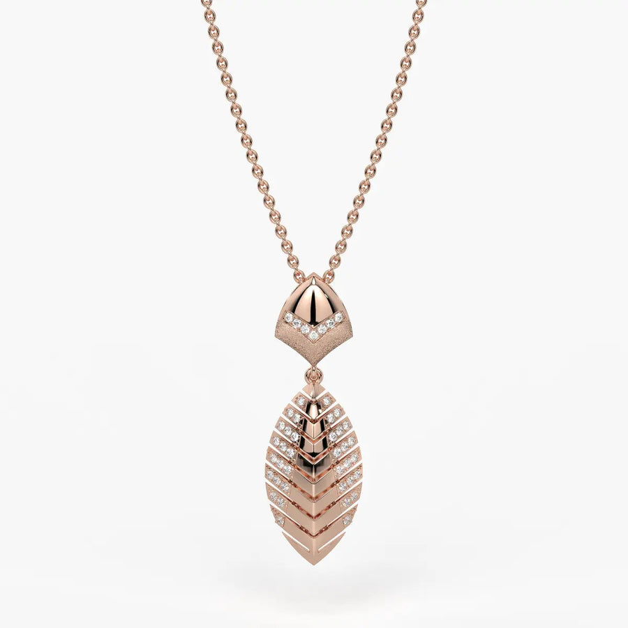 Plumera Chevron Diamond Pendant
