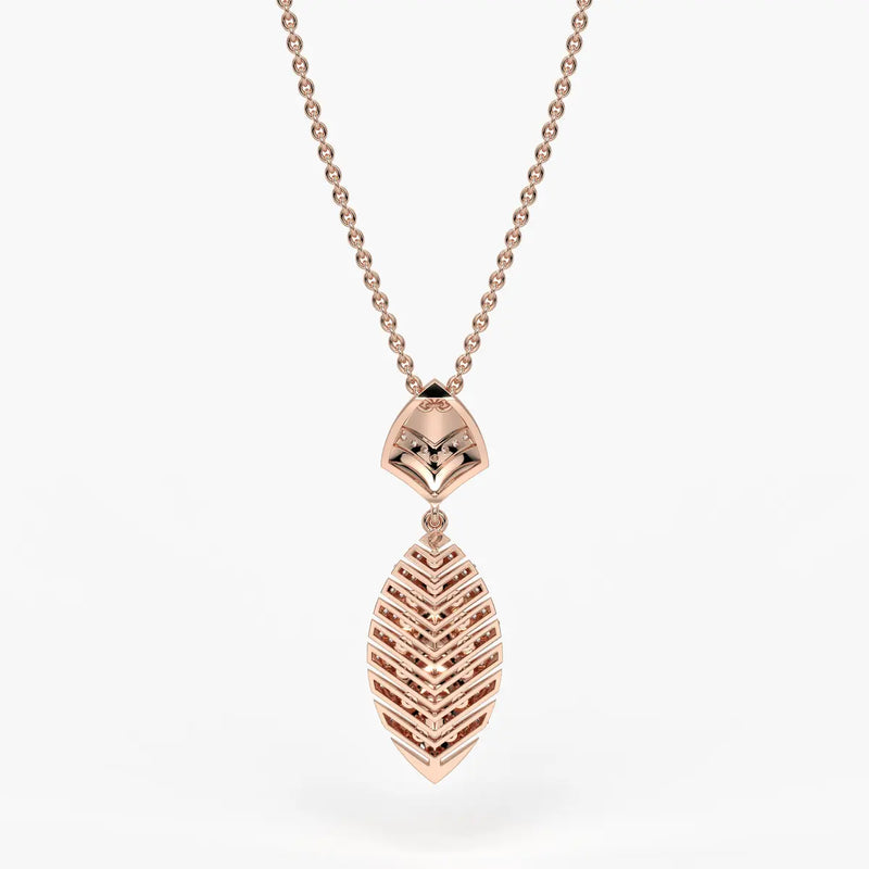 Plumera Chevron Diamond Pendant