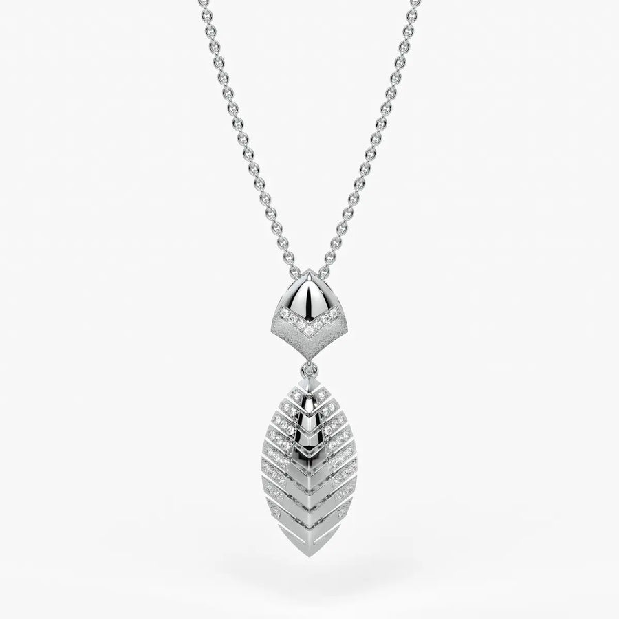 Plumera Chevron Diamond Pendant