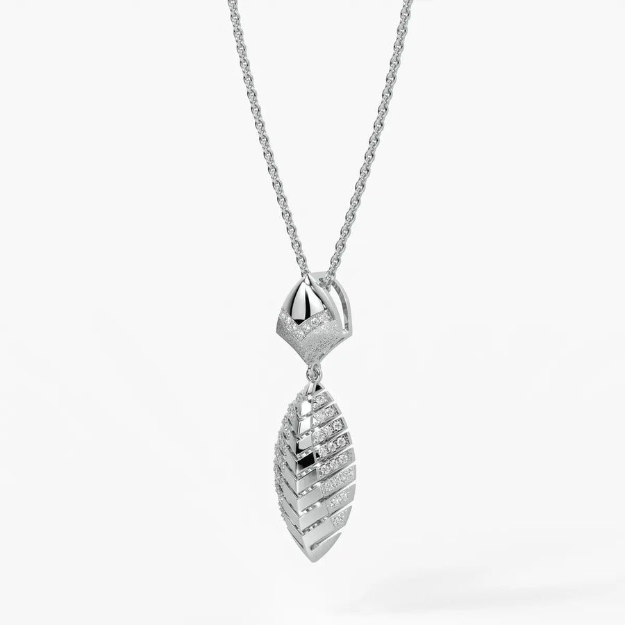 Plumera Chevron Diamond Pendant