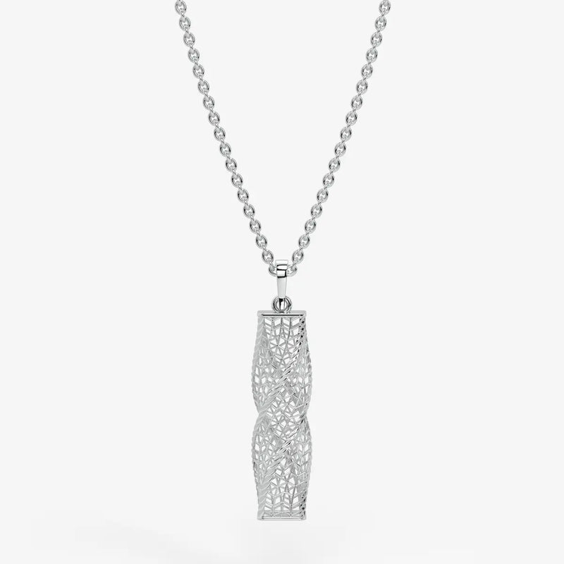 Spiral Mesh Bar Pendant