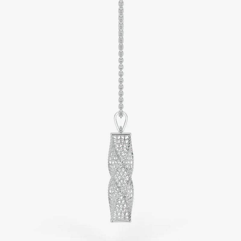 Spiral Mesh Bar Pendant