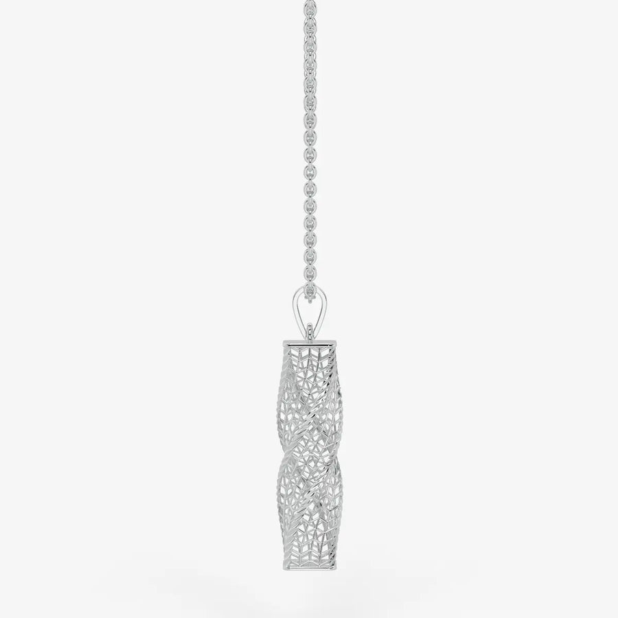 Spiral Mesh Bar Pendant