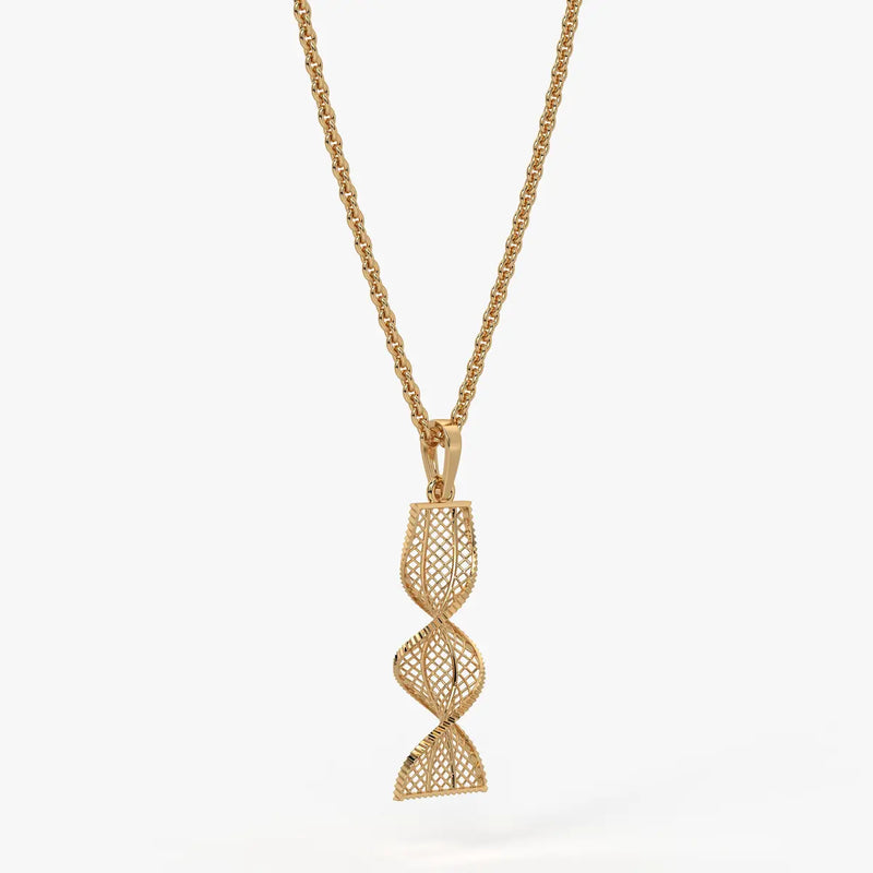Interlock Curve Drop Pendant