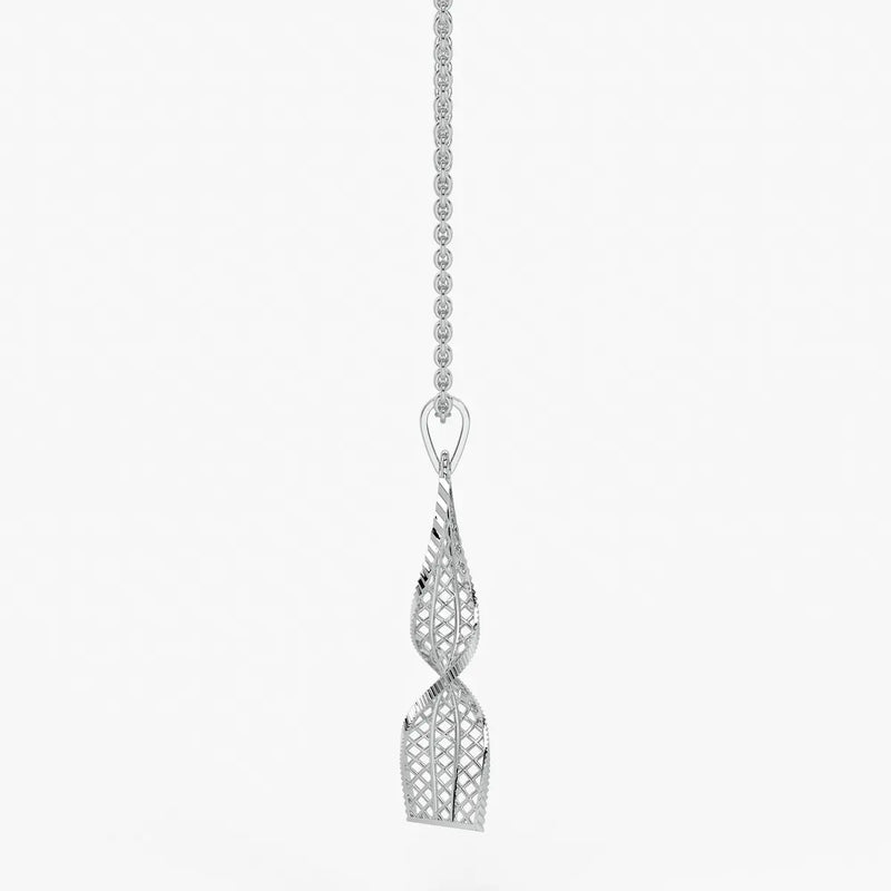 Twisted Lattice Drop Pendant