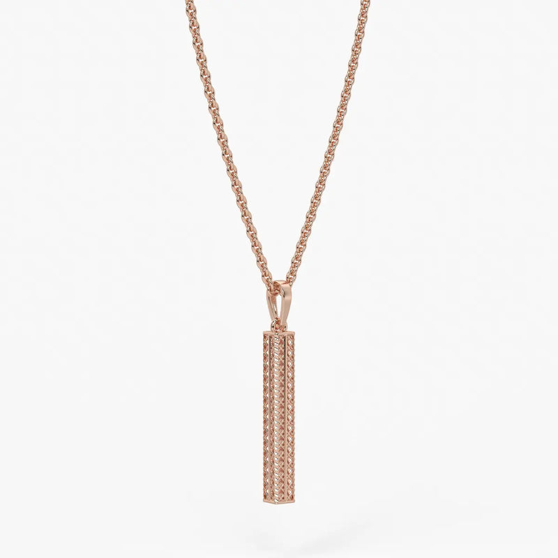 Linear Openwork Bar Pendant
