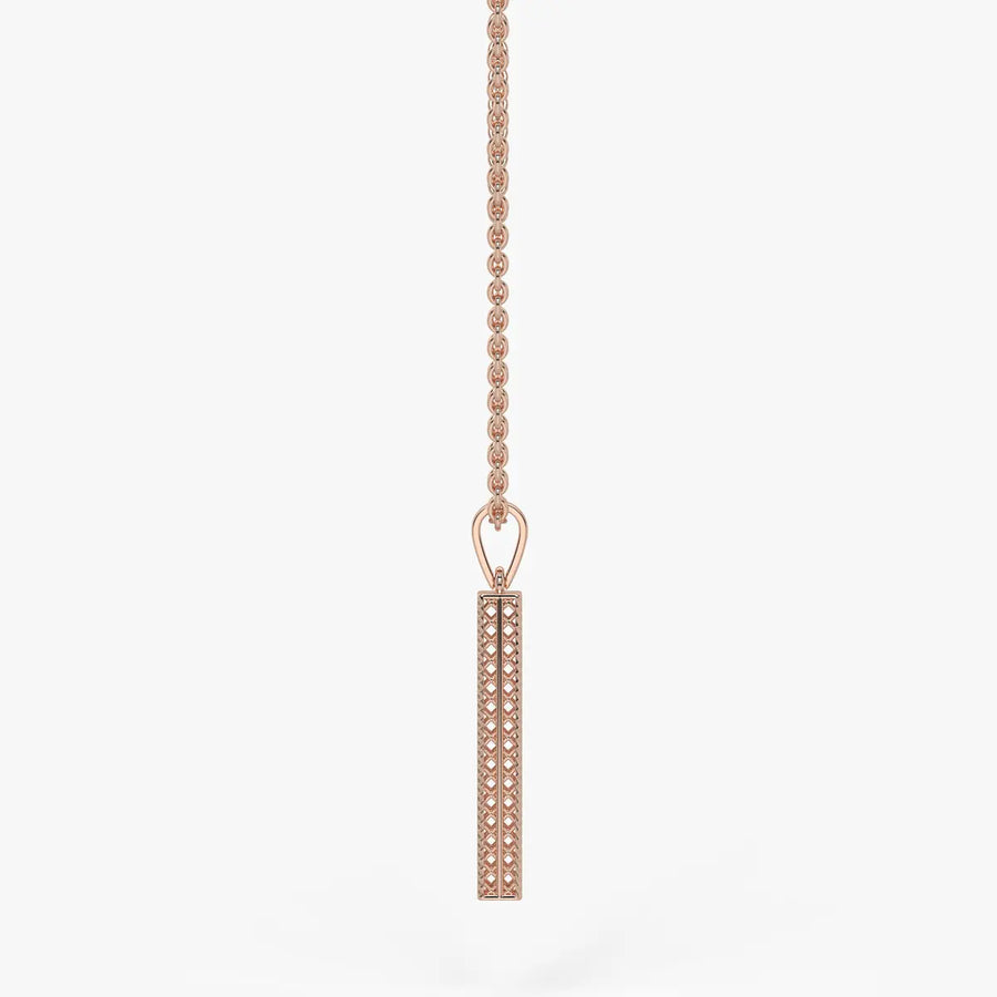 Linear Openwork Bar Pendant