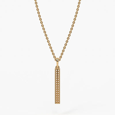 Linear Openwork Bar Pendant