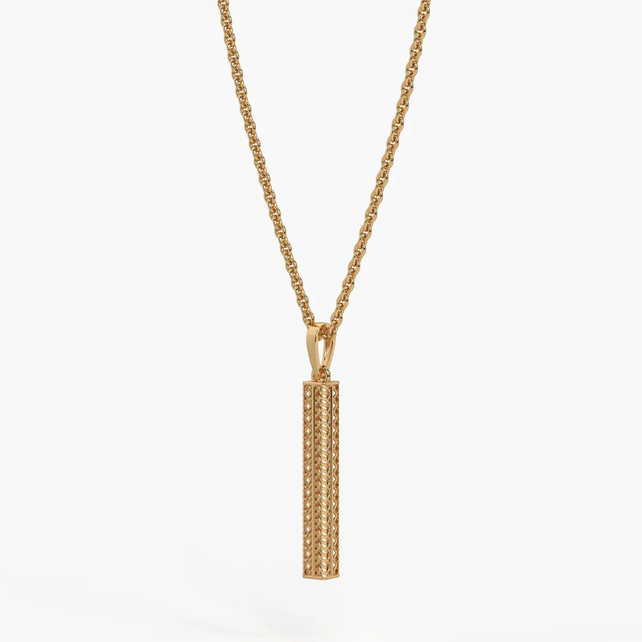 Linear Openwork Bar Pendant
