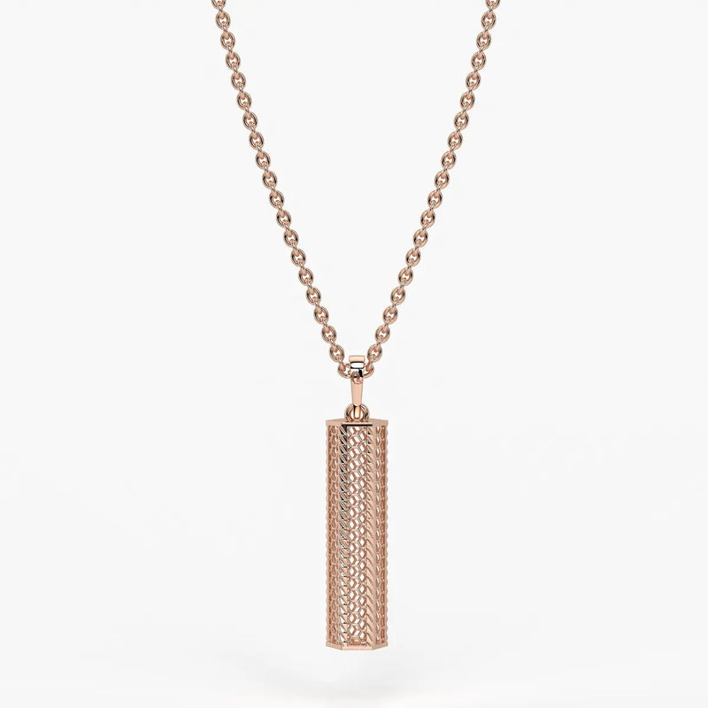 Vertical Geometric Bar Pendant