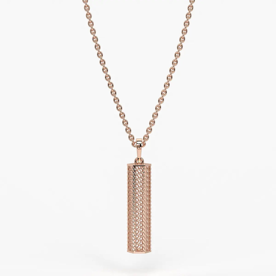 Vertical Geometric Bar Pendant