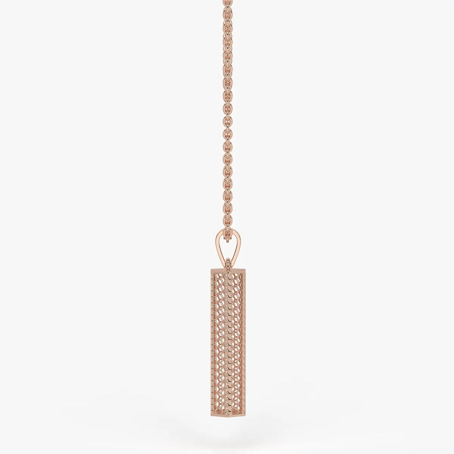 Vertical Geometric Bar Pendant