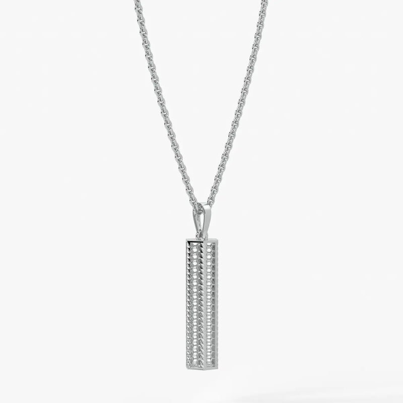 Vertical Geometric Bar Pendant