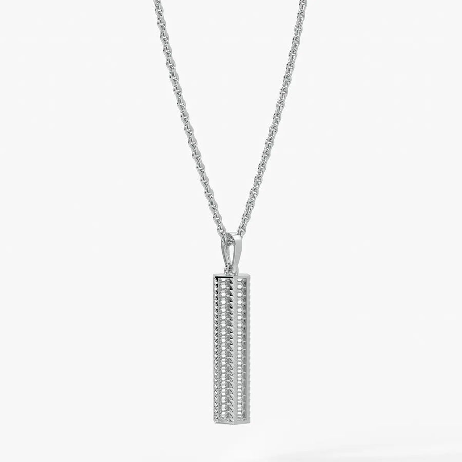 Vertical Geometric Bar Pendant