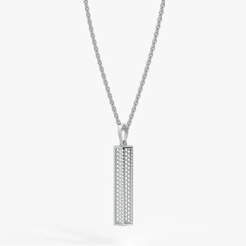 Vertical Geometric Bar Pendant