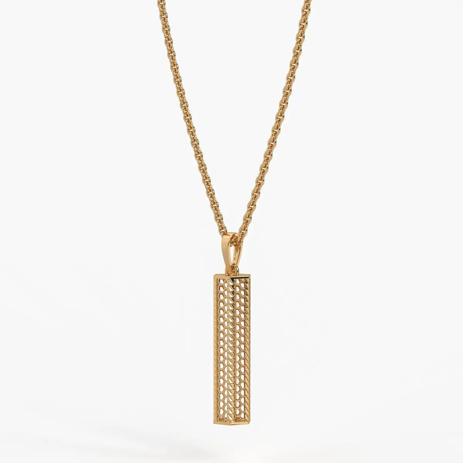Vertical Geometric Bar Pendant