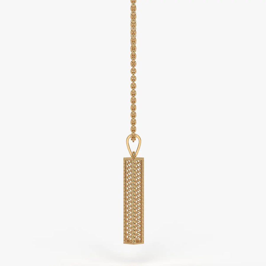 Vertical Geometric Bar Pendant