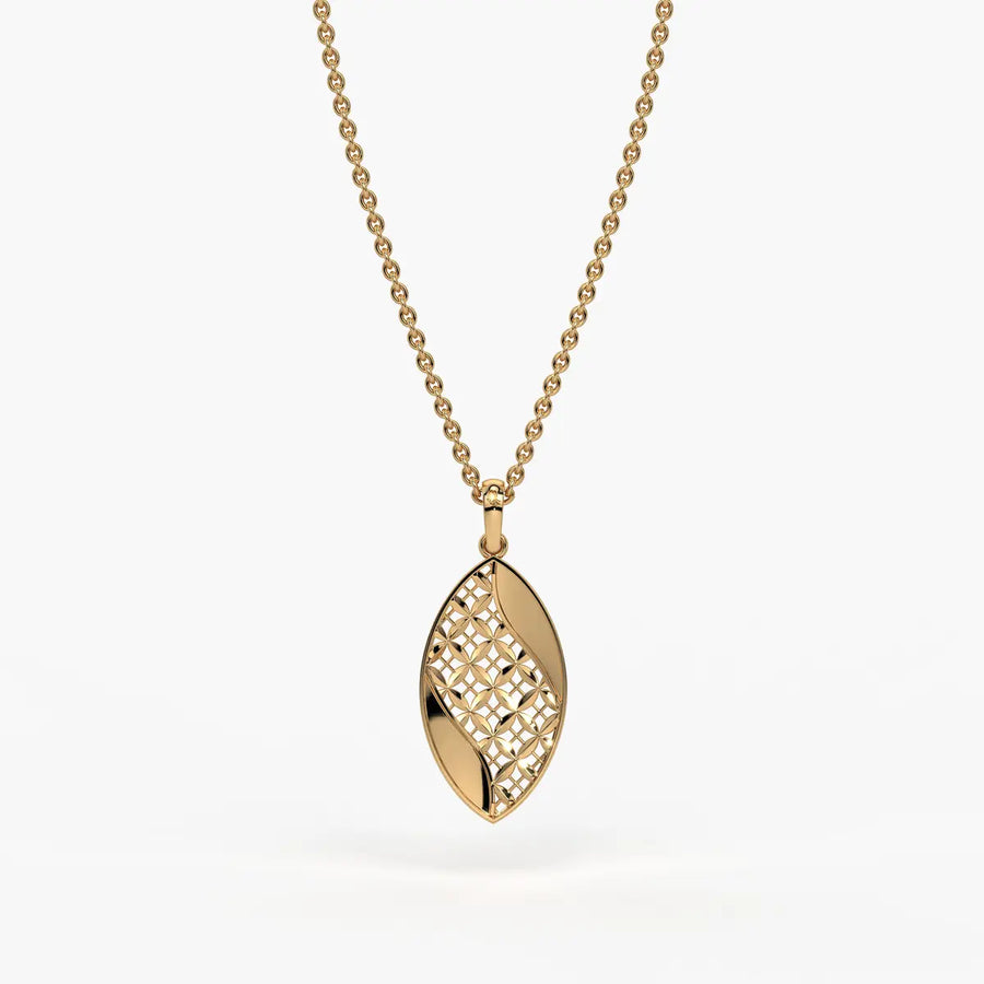 Marquise Split-Panel Pendant