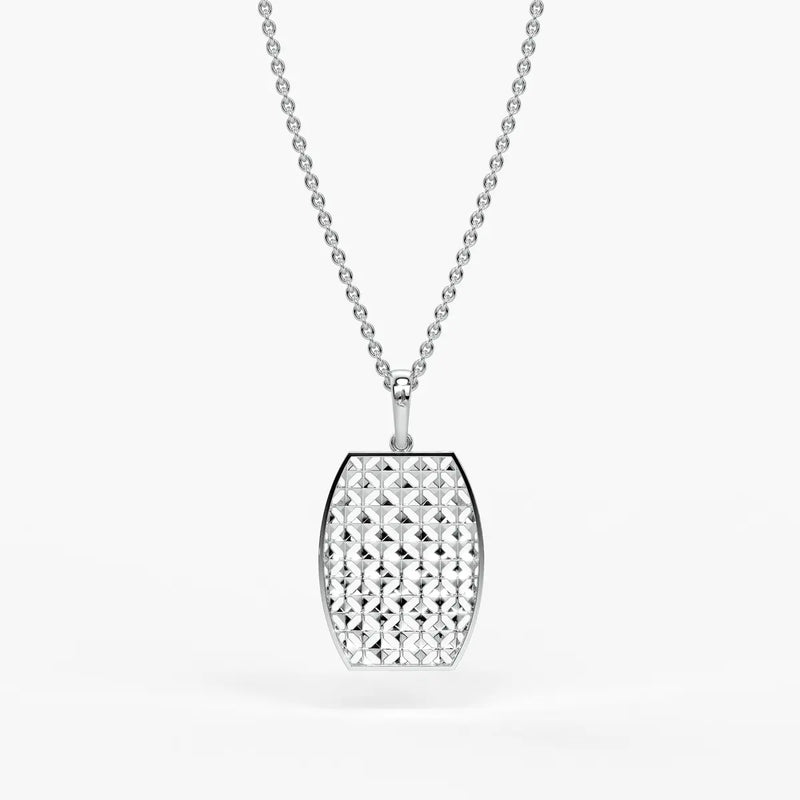Oval Lattice Pendant