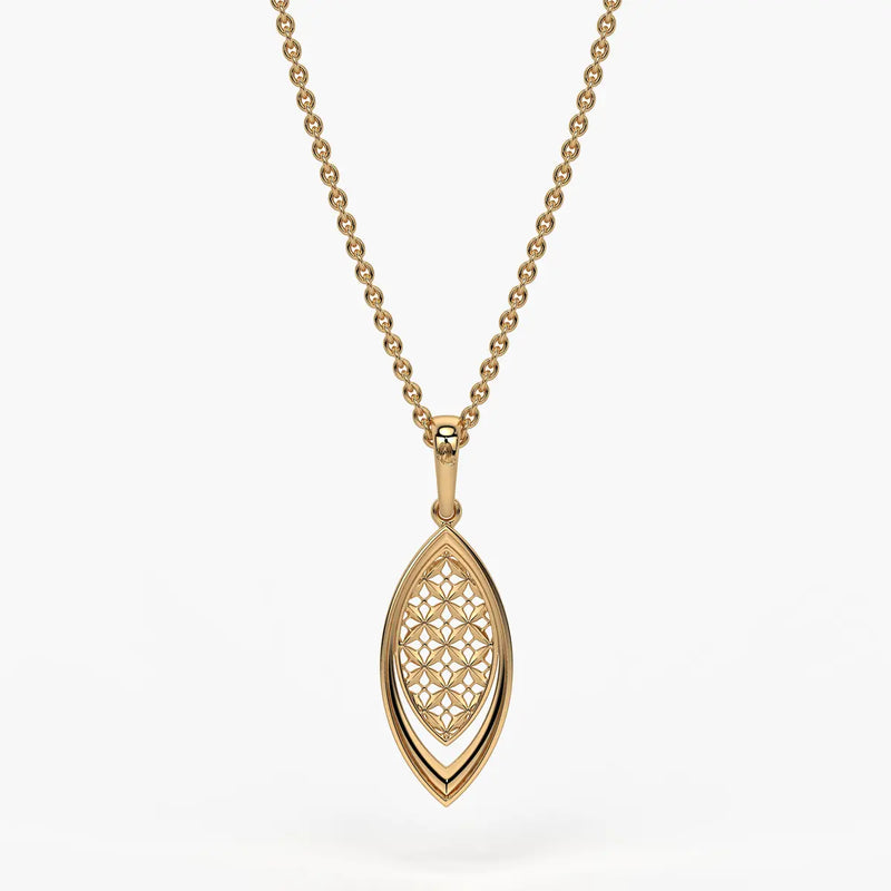 Marovelle Lattice Veil Pendant