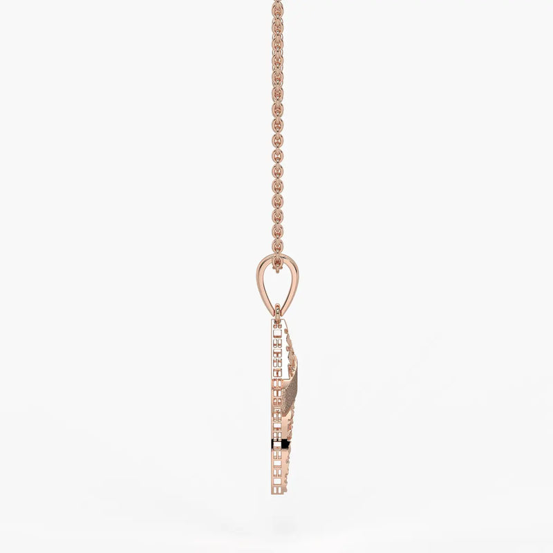 Abstract Twist Drop Pendant