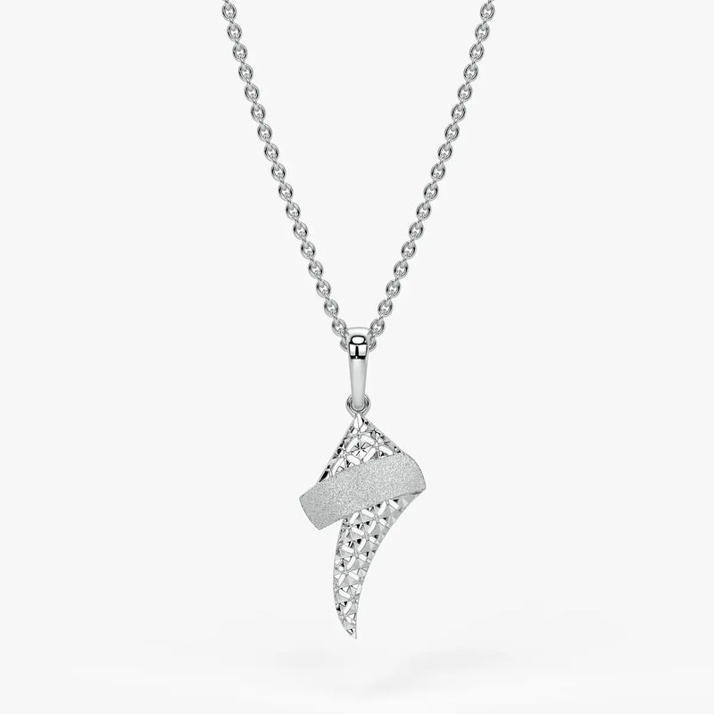 Abstract Twist Drop Pendant