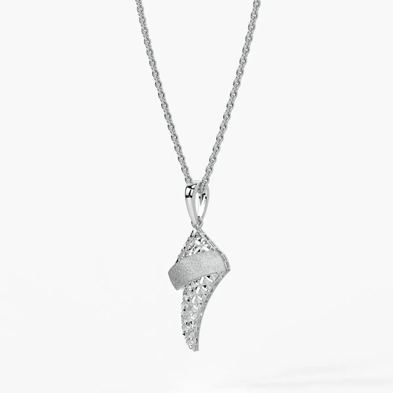 Abstract Twist Drop Pendant
