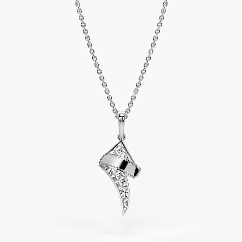 Abstract Twist Drop Pendant